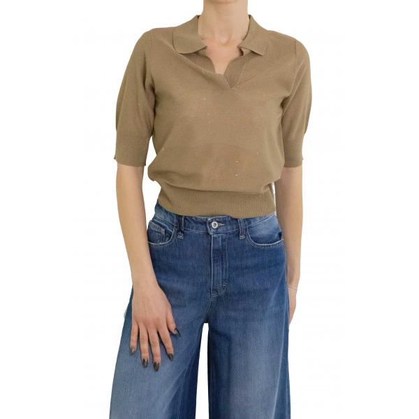 Maglia con colletto Only